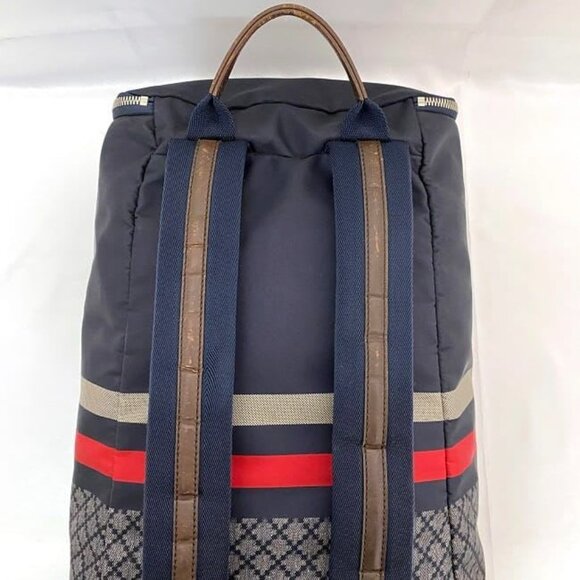 Gucci Backpack Navy Gray Diamante main image 5